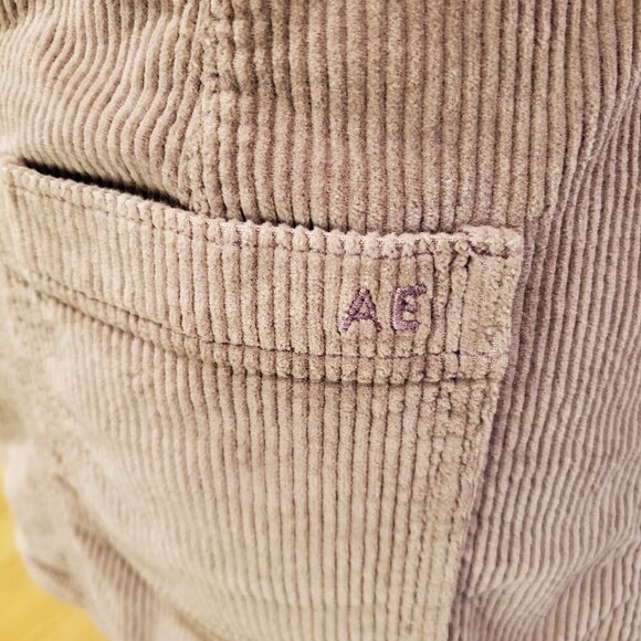 AMERICAN EAGLE SZ 0 Super Hi-rise A-Line Super Stretch Corduroy Zip Up Skirt - Picture 8 of 13